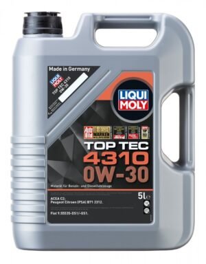 LIQUI MOLY Motoreļļa Top-Tec 4310 0W-30 5L