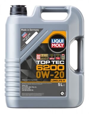 LIQUI MOLY Motoreļļa Top-Tec 6200 0W-20 5L