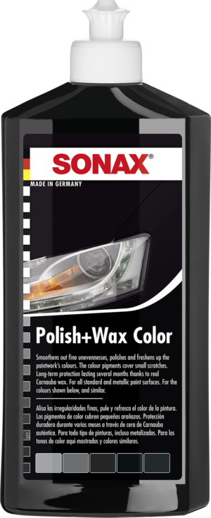 SONAX pulēšanas pasta ar vasku un melnas krāsas pigmentiem