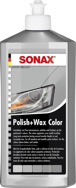 SONAX pulēšanas pasta ar vasku un sudraba krāsas pigmentiem