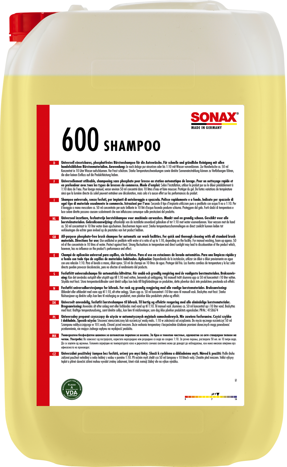 SONAX Spīduma Auto šampūna koncentrāts