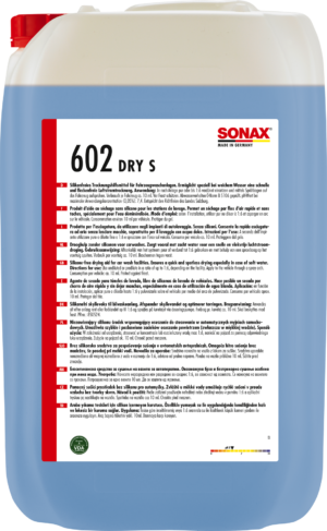SONAX DRY S, Auto žāvēšanai