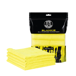 BLEND BROTHERS Blankie | All Purpose Microfiber 300gsm - Yellow 5pcs - mikrošķiedras dvielis/salvete
