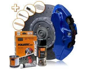 FOLIATEC Brake Caliper Lacquer Set - performance blue metallic