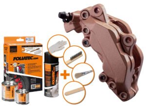 FOLIATEC Brake Caliper Lacquer Set - vintage copper metallic