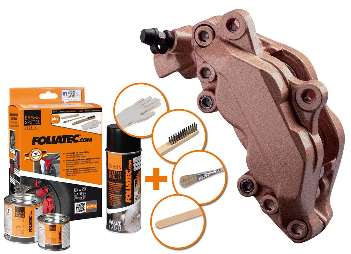 FOLIATEC Brake Caliper Lacquer Set - vintage copper metallic