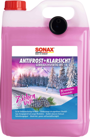 SONAX ziemas vējstiklu mazgāšanas šķidurms, -18 °C