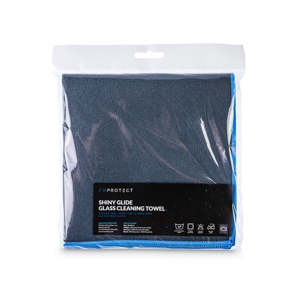 FX PROTECT SHINY GLIDE GLASS TOWEL 40x40cm - Mikrošķiedras lupatiņa