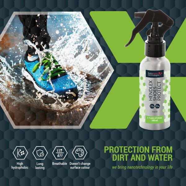 HENDLEX SHOES PROTECT TEXTILE 100ml - Auduma apavu aizsardzības līdzeklis
