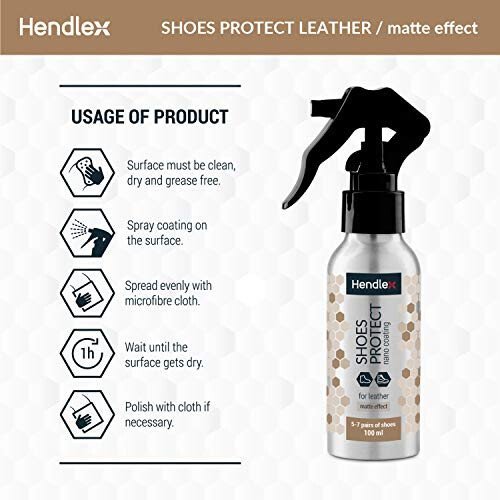 HENDLEX SHOES PROTECT LEATHER – SHINE EFFECT 100ml - Ādas apavu aizsardzības līdzeklis (spīdīgs)