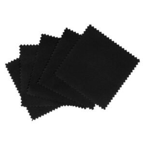 DETURNER SUEDE Black 10x10cm 5pcs - Keramisko pārklājumu aplikācijas salvete