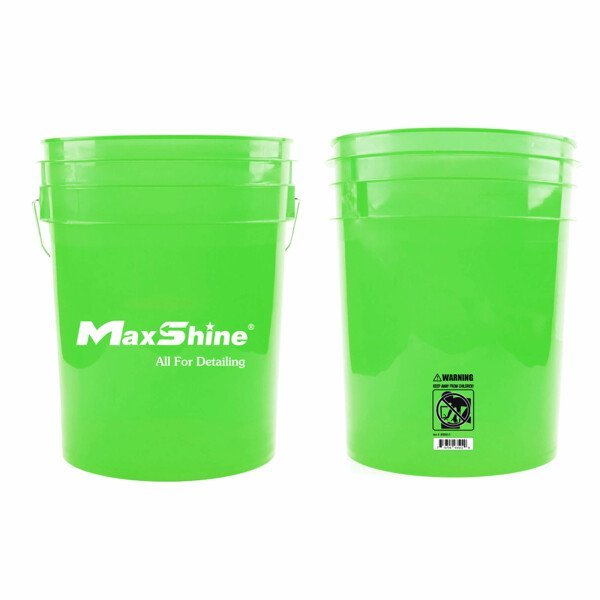 MAXSHINE WASH BUCKET TRANSPARENT GREEN 20L - Auto mazgāšanas spainis
