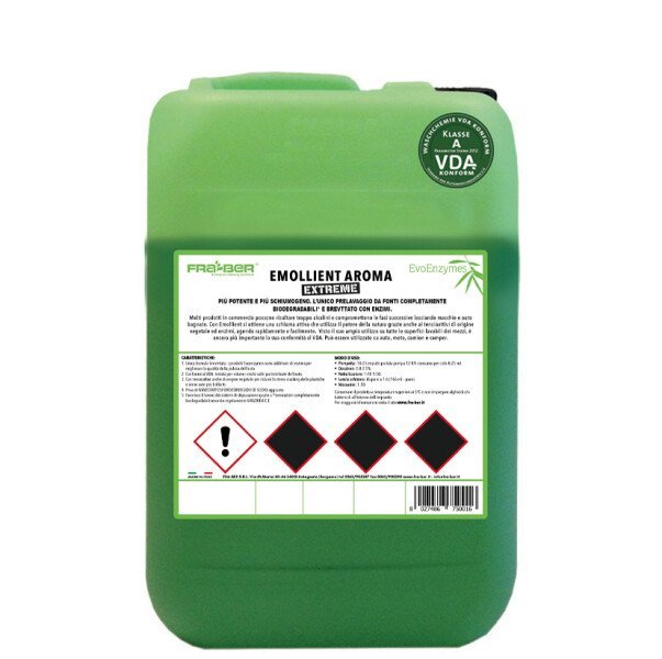 FRA-BER GREEN LINE EMOLLIENT AROMA EXTREME 5kg (1:50 - 1:100) - Priekšmazgāšanas līdzeklis