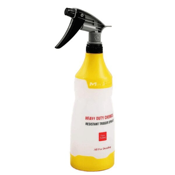 MAXSHINE CHEMICAL RESISTANT TRIGGER BOTTLE SET YELLOW 750ml - Pudele ar smidzinātāju