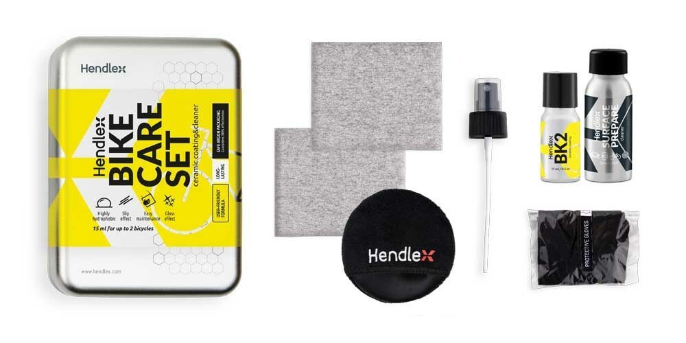 HENDLEX BIKE CARE SET 15ml - Keramiskais pārklājums divriteņiem