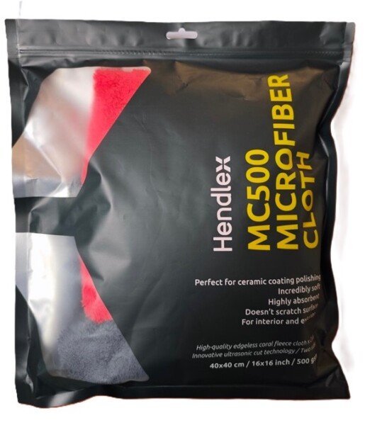 HENDLEX SOFT TOWELS SET 500gsm 40x40 cm, 2 gab. - Mikrošķiedras lupatiņa 2 gab.