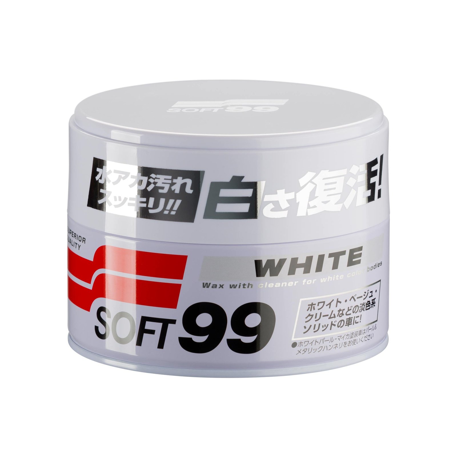 SOFT99 White Soft99 Wax - auto vasks, 350 g