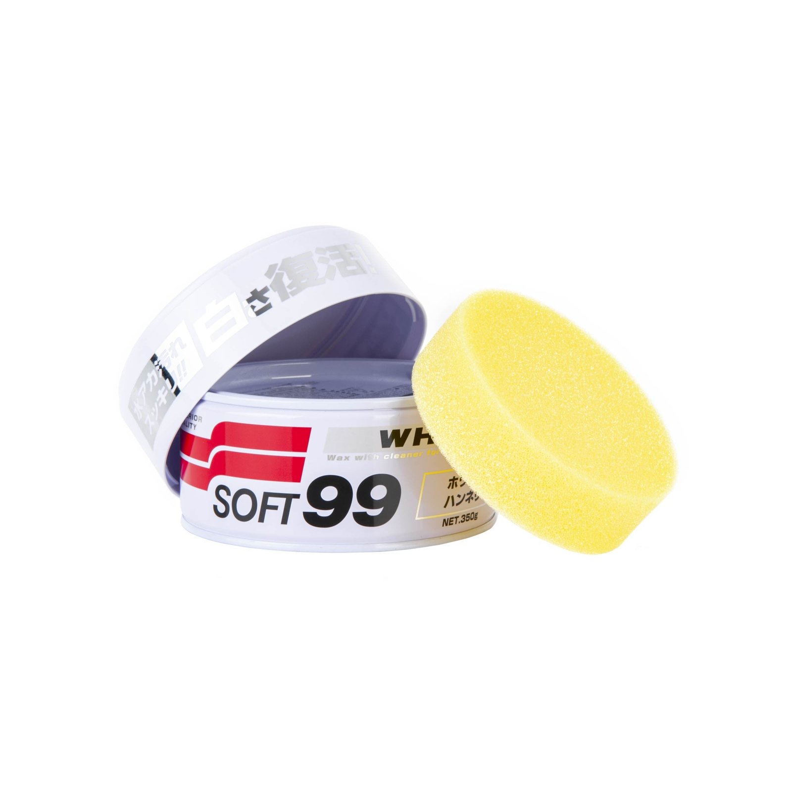 SOFT99 White Soft99 Wax - auto vasks, 350 g - Image 3