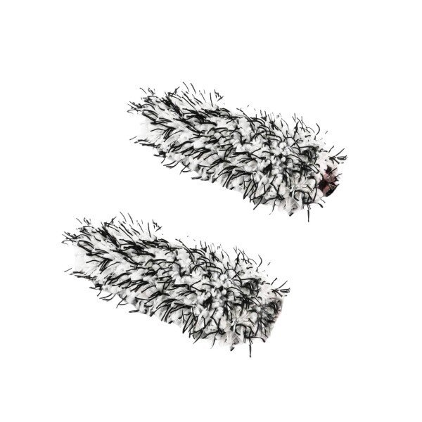 MAXSHINE FLAT MICROFIBER WHEEL BRUSH Covers Small 2gab - Disku tīrīšanas birstes uzlikas