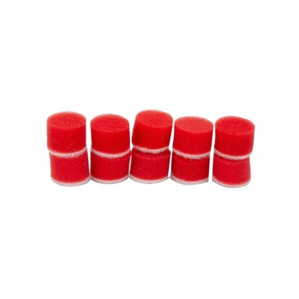 MAXSHINE MINI RED POLISHING PAD 15mm 10gab. - Porolona pulēšanas ripu komplekts