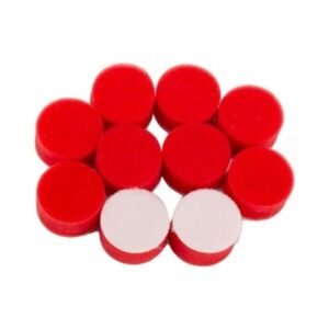 MAXSHINE MINI RED POLISHING PAD 26mm 10gab. - Porolona pulēšanas ripu komplekts