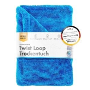 CHEMICALWORKZ SHARK TWISTED TOWEL BLUE 1400GSM 40x60cm - Dvielis žāvēšanai
