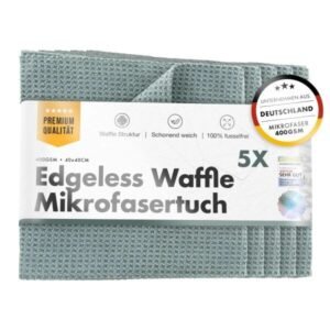 CHEMICALWORKZ EDGLESS WAFFLE TOWEL 400GSM 40x40cm 5gab. - Mikrošķiedras dvielis