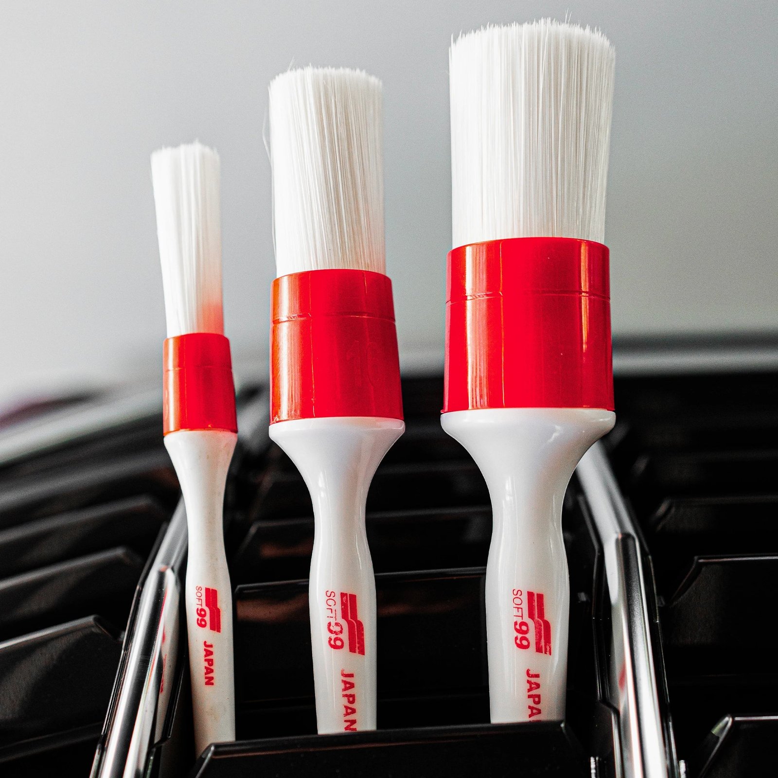 SOFT99 Exterior Brushes Set - eksterjera birstu komplekts, 3 pcs. - Image 2