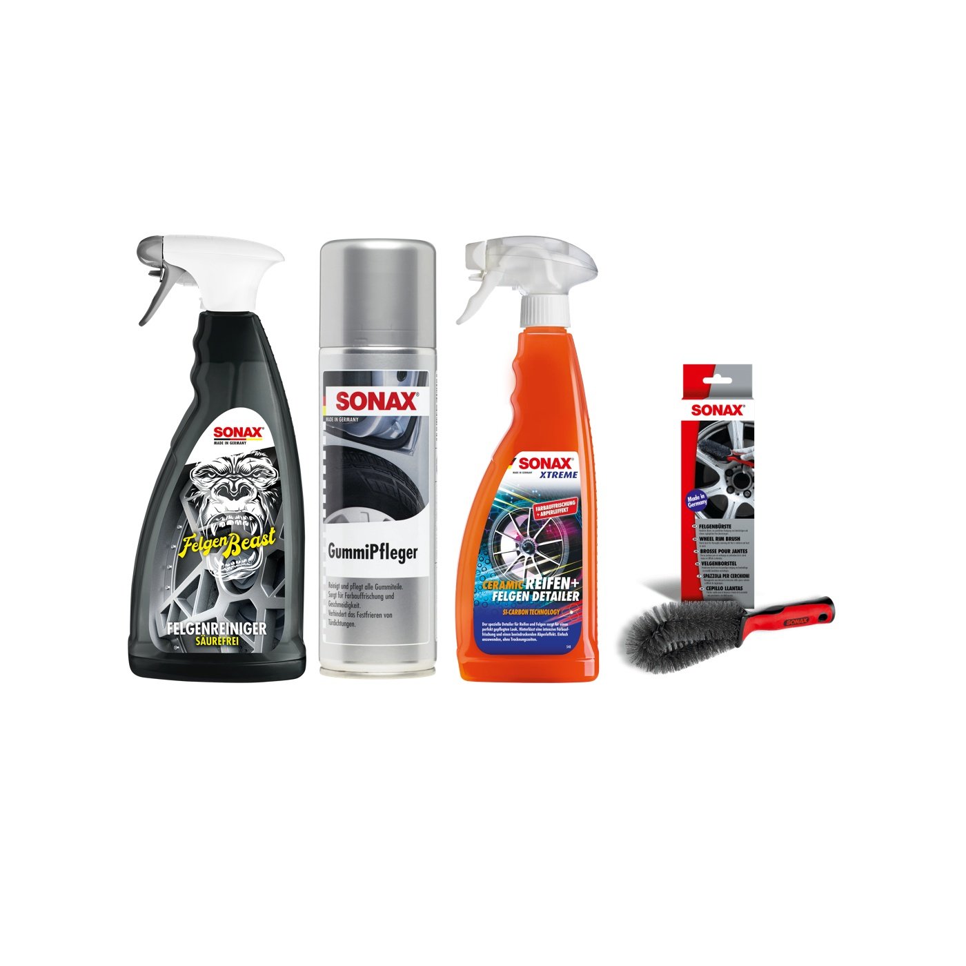 SONAX — Wheel and tyre care set