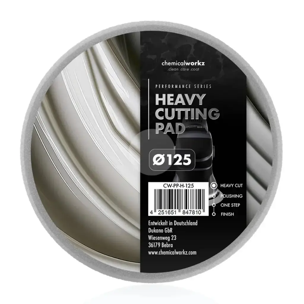 CHEMICALWORKZ HEAVY CUTTING PERFORMANCE PAD Pulēšanas ripa - 125mm