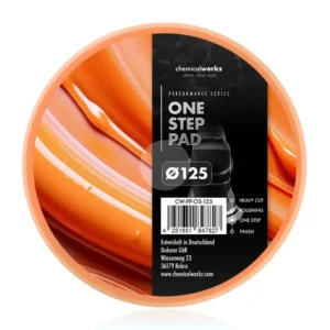 CHEMICALWORKZ ONE STEP PERFORMANCE PAD Pulēšanas ripa - 125mm