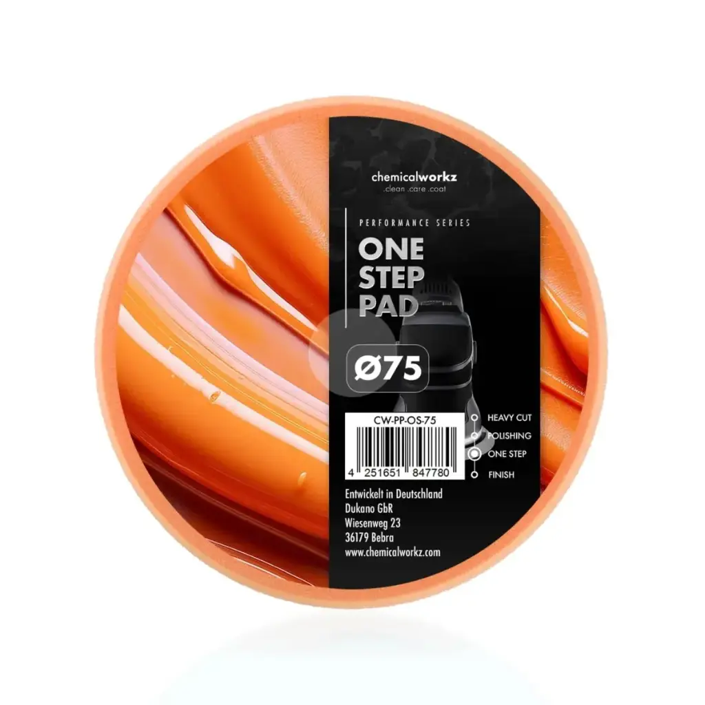 CHEMICALWORKZ ONE STEP PERFORMANCE PAD Pulēšanas ripa - 75mm