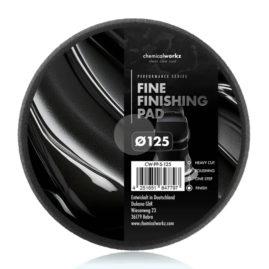 CHEMICALWORKZ FINE FINISHING PERFORMANCE PAD Pulēšanas ripa - 125mm