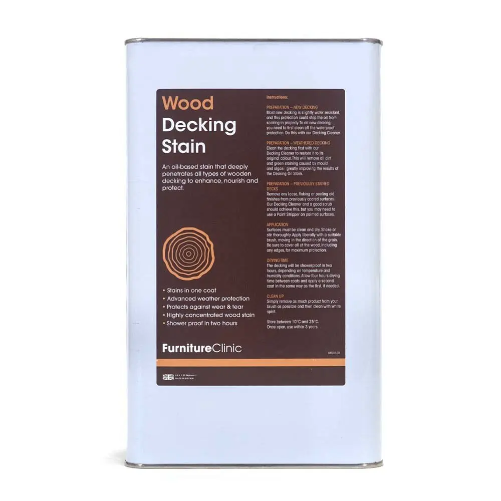 FURNITURE CLINIC DECKING STAIN 5L Koka terases impregnants - 5 Litri, Dark Oak