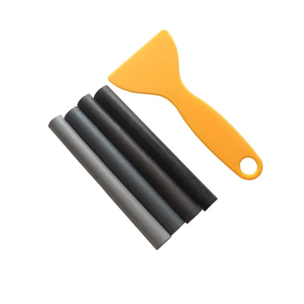 FURNITURE CLINIC FLOOR & FURNITURE REPAIR KIT 4pcs Koka remonta vasks - Dark Grey