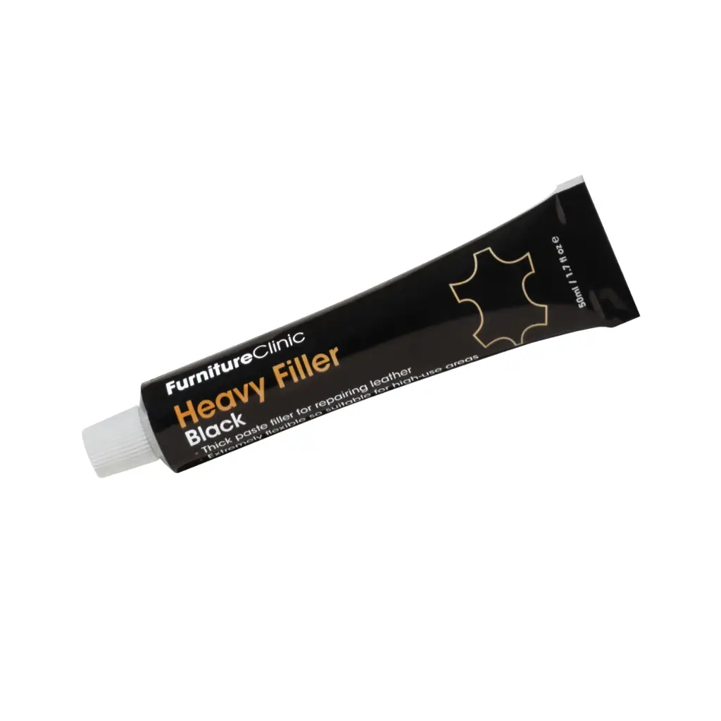 FURNITURE CLINIC HEAVY FILLER 50ml Ādas špaktele - 50ml, Black