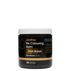 FURNITURE CLINIC LEATHER RE-COLOURING BALM 250ml Ādas krāsošanas balzams - 250ml, Dark Brown