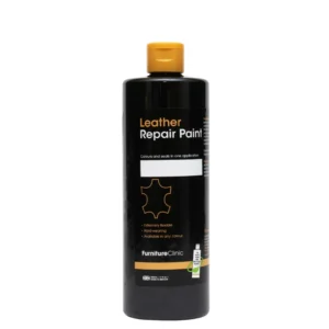 FURNITURE CLINIC LEATHER REPAIR PAINT Ādas restaurācijas krāsa - Black, 500ml