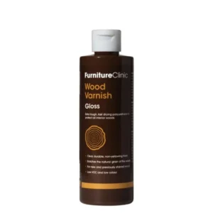 FURNITURE CLINIC EXTRA TOUGH INTERIOR WOOD VARNISH 500ml Īpaši cieta laka kokam - 500ml, Spīdīgs