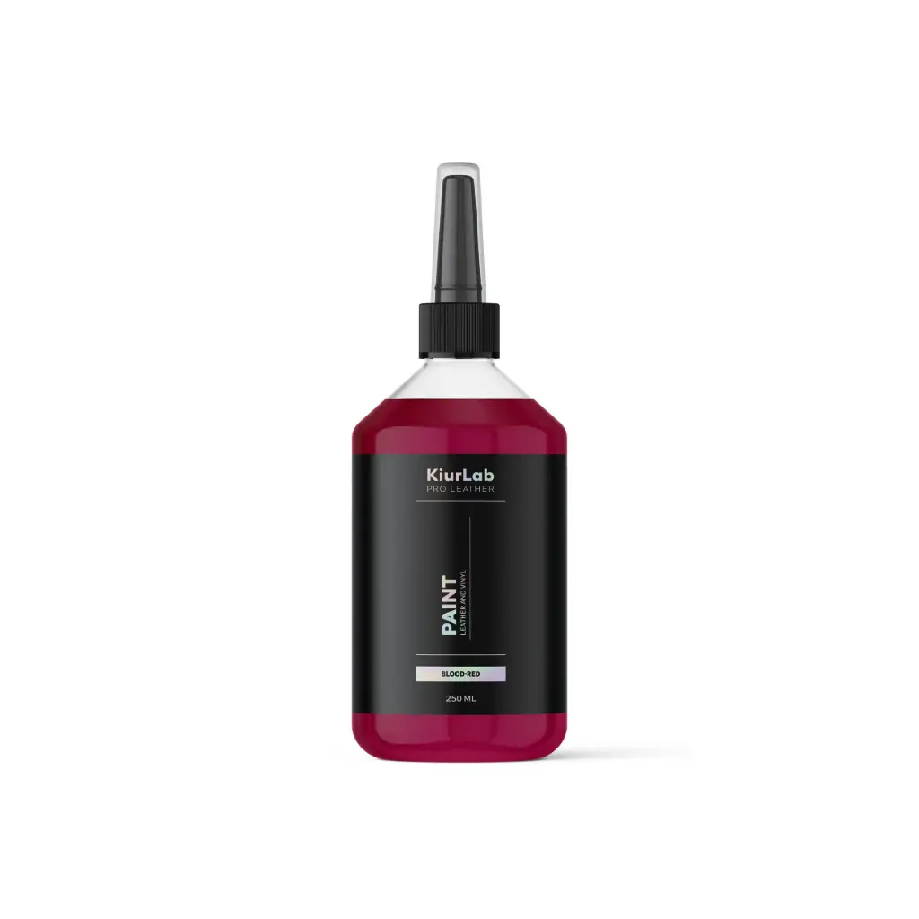 KIURLAB PRO LEATHER AND VINYL PAINT Ādas krāsa - 250ml, Blood Red