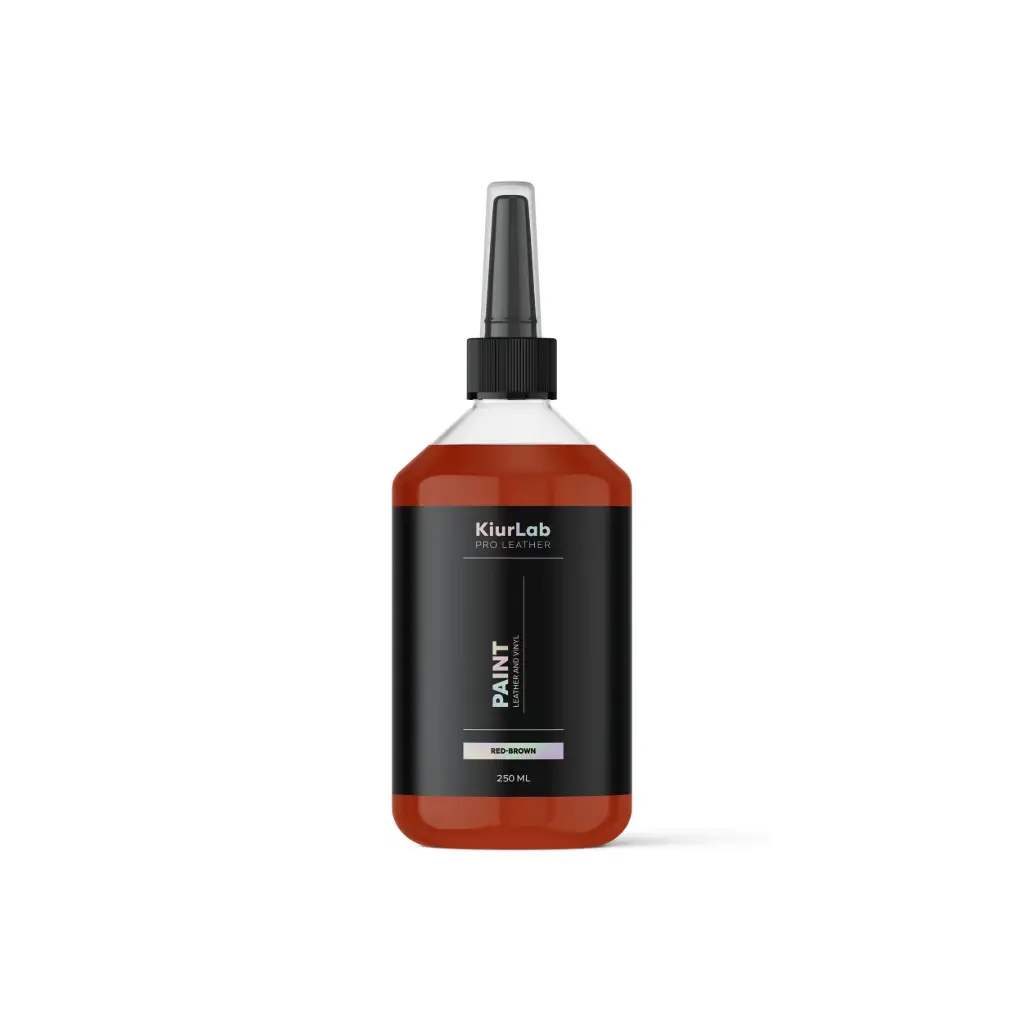 KIURLAB PRO LEATHER AND VINYL PAINT Ādas krāsa - 250ml, Red-Brown