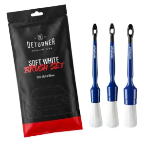 DETURNER SOFT WHITE BRUSH SET 16/24/30mm Autokopšanas otu komplekts