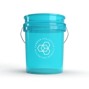 Carbon Collective Clear Teal Detailing Bucket 20L Clear Teal - mazgāšanas spaiņa piederums