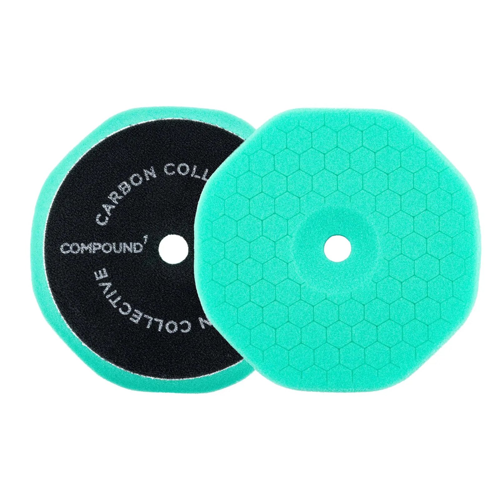 Carbon Collective HEX Foam Polishing Pads 5" (125mm) - Compound 2 Yellow - porolona pulēšanas ripa